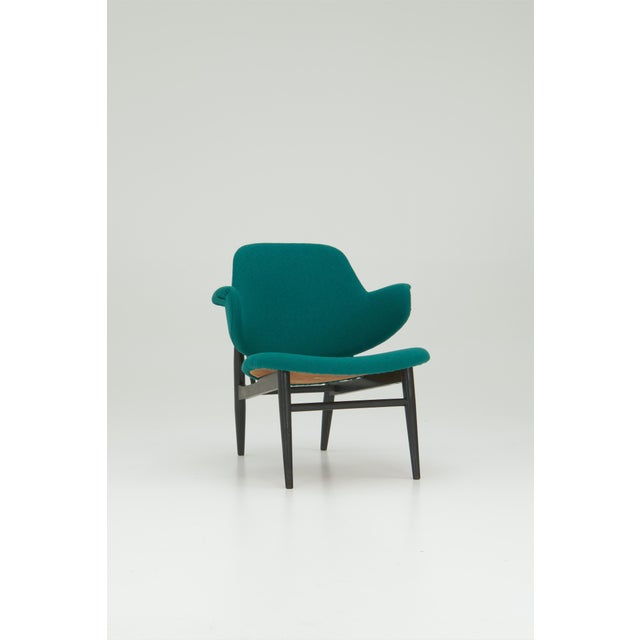 Shell Lounge Chair by Ib Kofod-Larsen for Christensen & Larsen, 1950s For Sale - Image 4 of 15