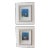 Original Framed Abstracts by C. Damien Fox, a Pair For Sale