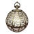 Antique Japanese Brass Globe Pendant Light With Rice Paper Lining For Sale