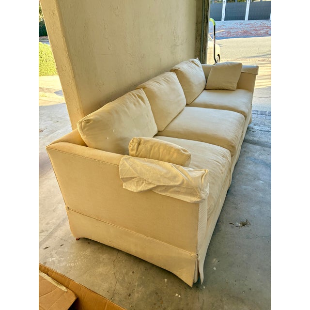 Baker Furniture Company Baker Furniture Tuxedo Sofa - Lawson Style - High Quality Frame for Reupholstery For Sale - Image 4 of 7