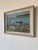 1970’s Vintage Lake Boats Landscape Oil on Board Painting, Signed For Sale - Image 4 of 12