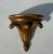 Hollywood Regency Vintage Petite Italian Florentine Gilt Wall Bracket Shelf For Sale - Image 3 of 9