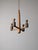 Art Deco Danish Wooden Candle Chandelier, 1970s For Sale - Image 13 of 17