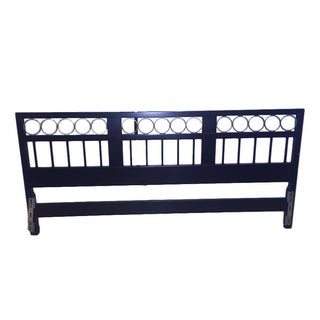 Hollywood Regency Style King Headboard For Sale