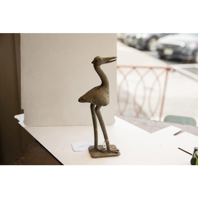Late 20th Century Vintage African Bird Sculpture For Sale - Image 5 of 7