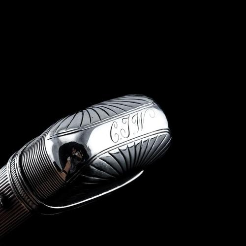 Antique Dutch Reeded Silver Cigar Cheroot Case, 19th Century For Sale - Image 11 of 18