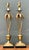 Mid-Century Modern Vintage Palm Tree Brass Table Lamps - Pair For Sale - Image 3 of 10