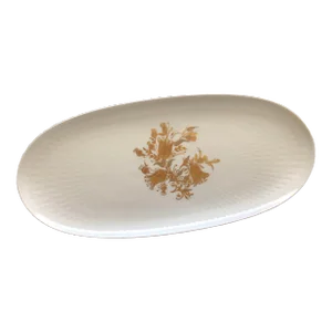 Mid 20th Century Germany Porcelain Bjorn Wiinblad Rosenthal Studio Linie Romance Gold Decorative Platter