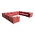 Milo Baughman for Thayer Coggin 1970s 11 Piece Modular Sectional Cube Sofa For Sale - Image 4 of 7