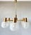 Gold Vintage Chandelier from Kaiser Leuchten, 1970s For Sale - Image 8 of 14