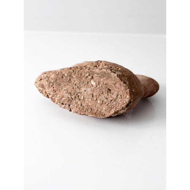 Vintage Brutalist Cement Swan Sculpture For Sale - Image 9 of 11