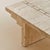 Italian Travertine Veneer Coffee Table with Brass Inlay, 1970s For Sale - Image 9 of 11