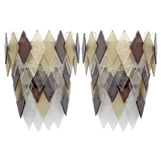 Italian Modern Murano Glass Sconces, 2000, Set of 2 For Sale