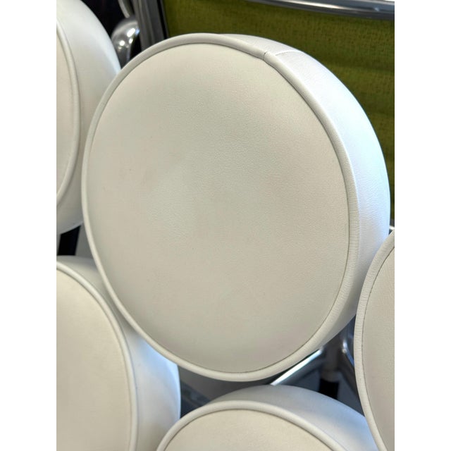 George Nelson for Herman Miller Marshmallow Sofa in White Leather For Sale In Palm Springs - Image 6 of 18