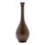 Mid 20th Century Japanese Bronze Bud Vase With Smooth Finish For Sale