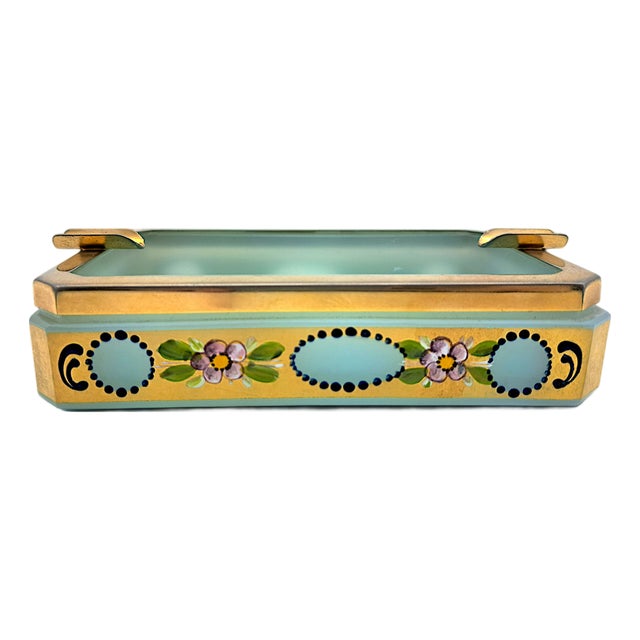 Opal Murano Glass Ashtray from Manifattura di Murano, 1970s For Sale