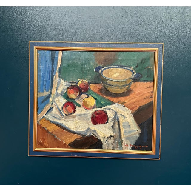 Albert Gammelgaard, Still Life, 1931, Oil on Canvas, Framed For Sale - Image 17 of 18