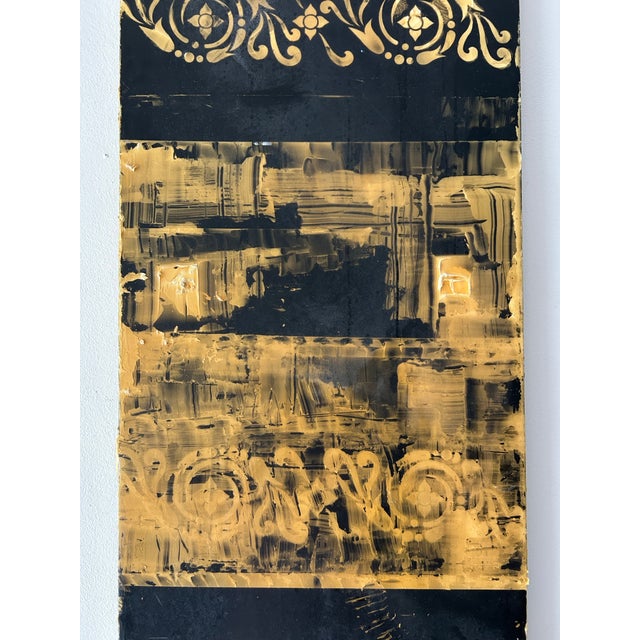 Abstract Claude De Luca Mixed Media Artwork- 2007, Signed For Sale - Image 3 of 12