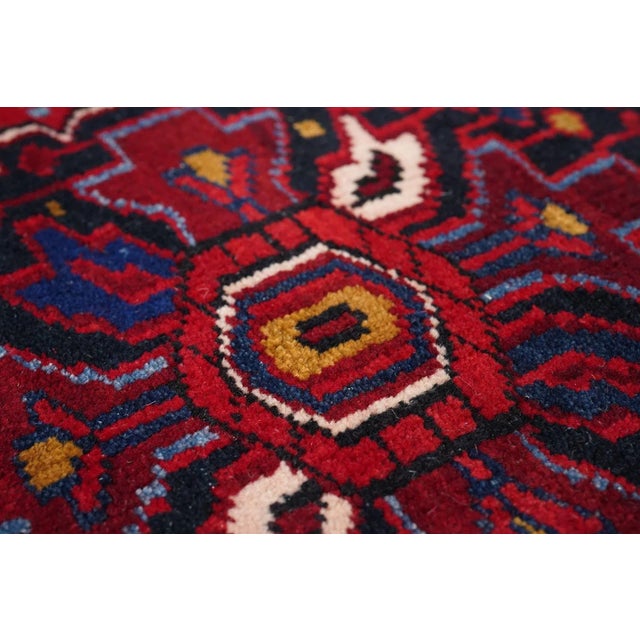 Vintage Heriz Rug 8'0'' X 11'8'' For Sale - Image 9 of 12
