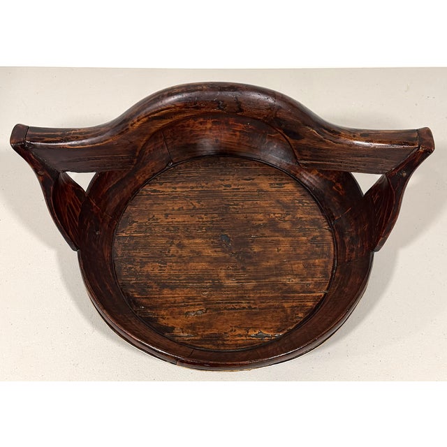 Antique Chinese Wood Basket For Sale - Image 4 of 15