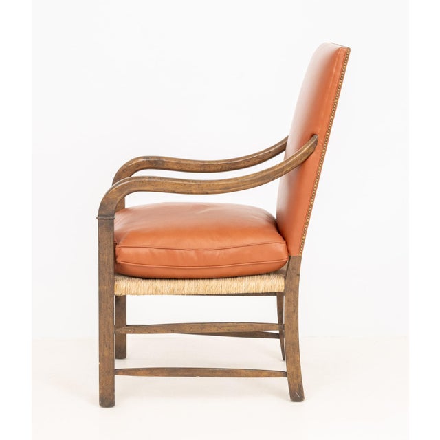 Fritz Hansen Style Walnut Armchair For Sale In New York - Image 6 of 10