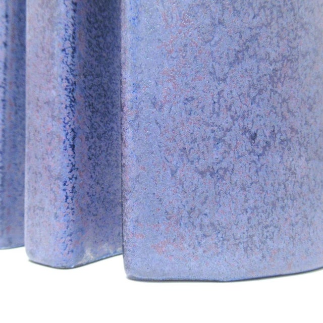 Indigo Porcelain Vase by Angelo Mangiarotti, 1960s For Sale - Image 6 of 12