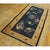 Small 1920s Navy Field Floral Deco Art Antique Chinese Peking Rug 3'2'' X 6'2' For Sale - Image 4 of 10