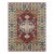 10x14 Sophie Chic Red Traditional Tribal Geometric Hand Knotted Wool Carpet Rug For Sale