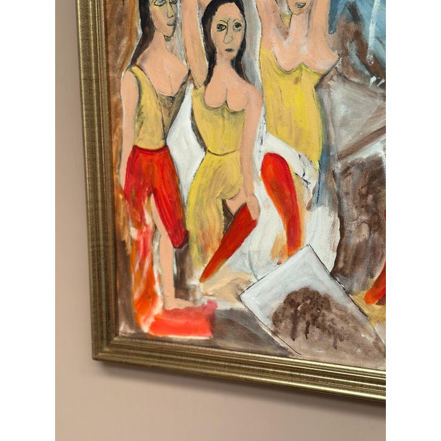 Roland Roos, Estraden, 2003, Oil Painting on Canvas, Framed For Sale - Image 13 of 18
