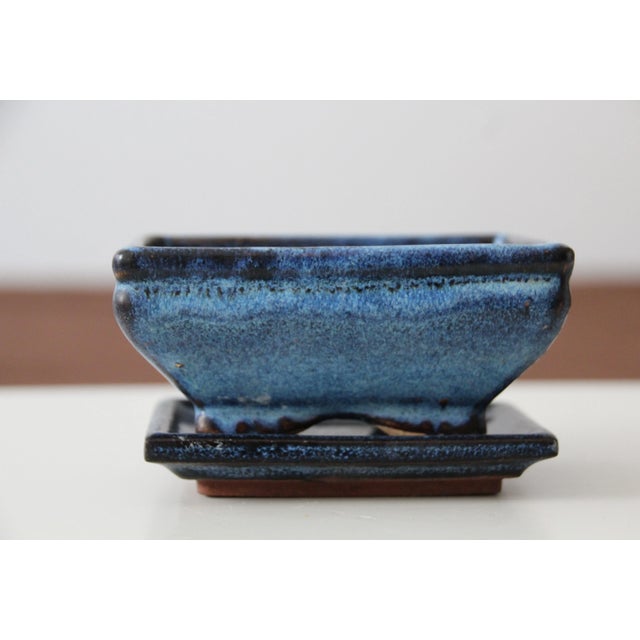 Japanese Ceramic Bonsai Plant Pots, 1990s, Set of 10 For Sale - Image 4 of 9