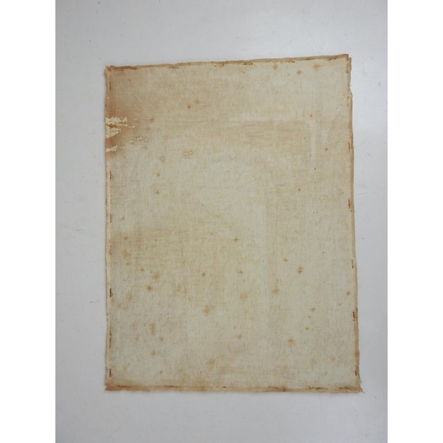 Rustic European Vintage Continental School Morning Street Scene Painting For Sale - Image 3 of 3