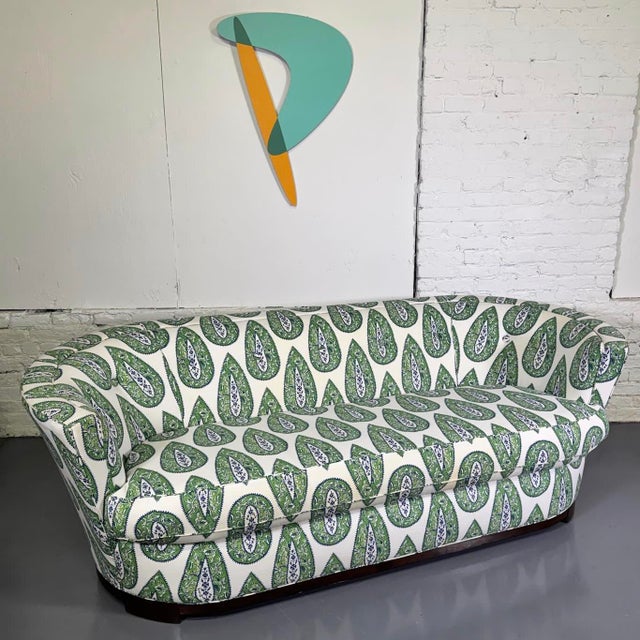 Modern Sofa in Bindi Kelly Paisley For Sale - Image 10 of 10