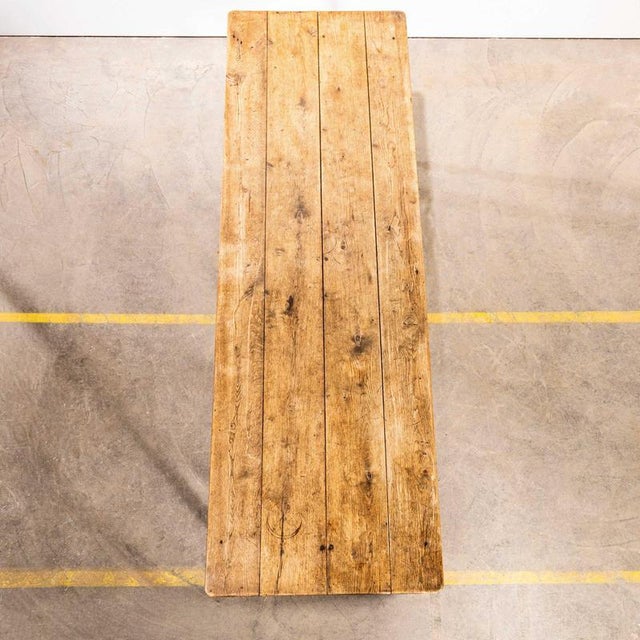 Large French Rectangular Dining Table, 1940s For Sale - Image 9 of 9