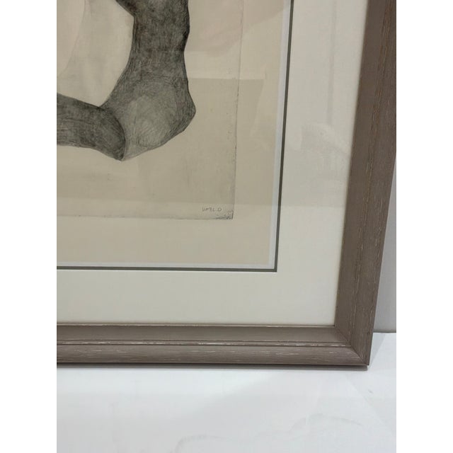 Soicher Marin Sculpture VI. Black Sculpture Silhouette. Taupe Frame. Original Retail $1141. Showroom floor sample.