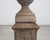Stone Neoclassical Cast Stone Garden Finial on Pedestal 44 Inch For Sale - Image 7 of 18