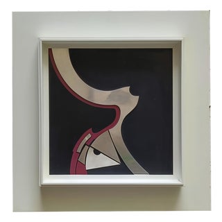 Enrico Nicu, Struttura Spaziale, 1970s, Screen Printing on Steel For Sale
