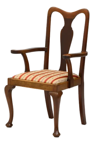 Vintage Queen Anne Style Armchair, 1970