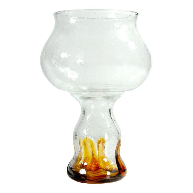 Vintage Bubble Glass Vase from Joska, 1970s For Sale