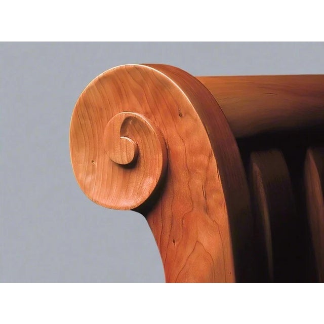 Rare opportunity to own an authentic Charles Shackleton Queen Sleigh Bed — handcrafted in Vermont by one of the most...