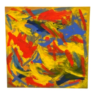 John Fooks Acrylic on Canvas Abstract Painting For Sale