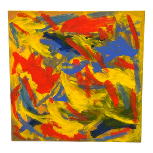 John Fooks Acrylic on Canvas Abstract Painting