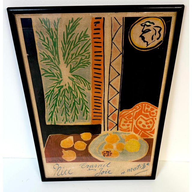 After Henri Matisse (1869–1954), Nice, Travail et Joie, Color Offset Lithograph For Sale - Image 11 of 18