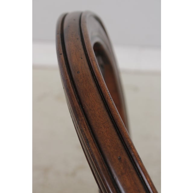 Set of 6 Henredon Pierced Back Dining Room Chairs For Sale - Image 17 of 18