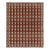 Rug & Kilim’s Distressed Swedish Style Rug in Red and Brown Geometric Pattern For Sale