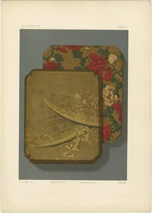 George Ashdown Audsley, A Japanese Box III Lacquer, 1880s, Print
