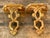 Infuse your walls with the sophisticated charm of this exquisite pair of vintage Italian gilt wall brackets. Masterfully...