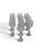 Baccarat Vintage Baccarat Neptune Crystal Water Goblets Discontinued Signed - Set of 10 For Sale - Image 4 of 6