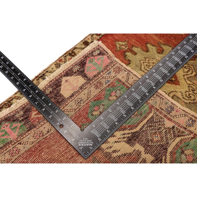 Mid 20th Century Vintage Turkish Yastik Rug - 01'08 X 03'04 For Sale - Image 5 of 8