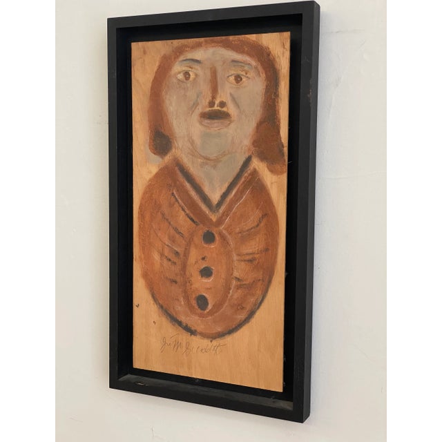 Jimmy Lee Sudduth 1970’s Mud Painting For Sale - Image 6 of 13