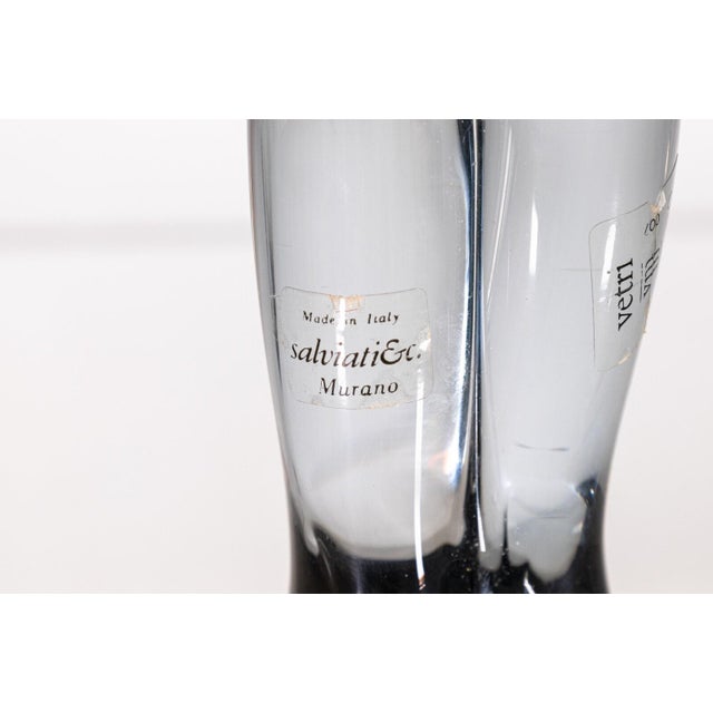Transparent Elio Raffaeli for Salviati Murano Glass Clear Sculpture of a Figurative Woman For Sale - Image 8 of 10